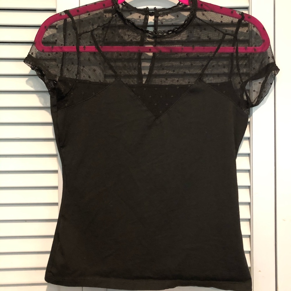SHEIN lace short sleeve blouse